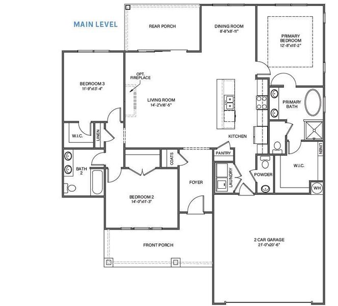 2D floor plan layout of this home in , Waleska, GA (Image 4). 2D floor plan layout of this home in , Waleska, GA (Image 4).