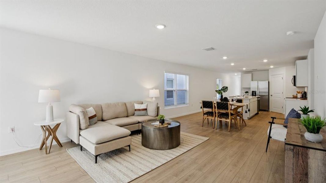 Furnished interior view inside a new home in , Dade City (Image 6).