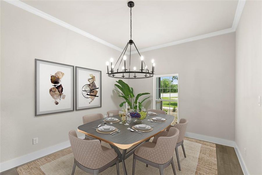 Furnished interior view inside a new home in Arbor Hills, Poolville (Image 7).