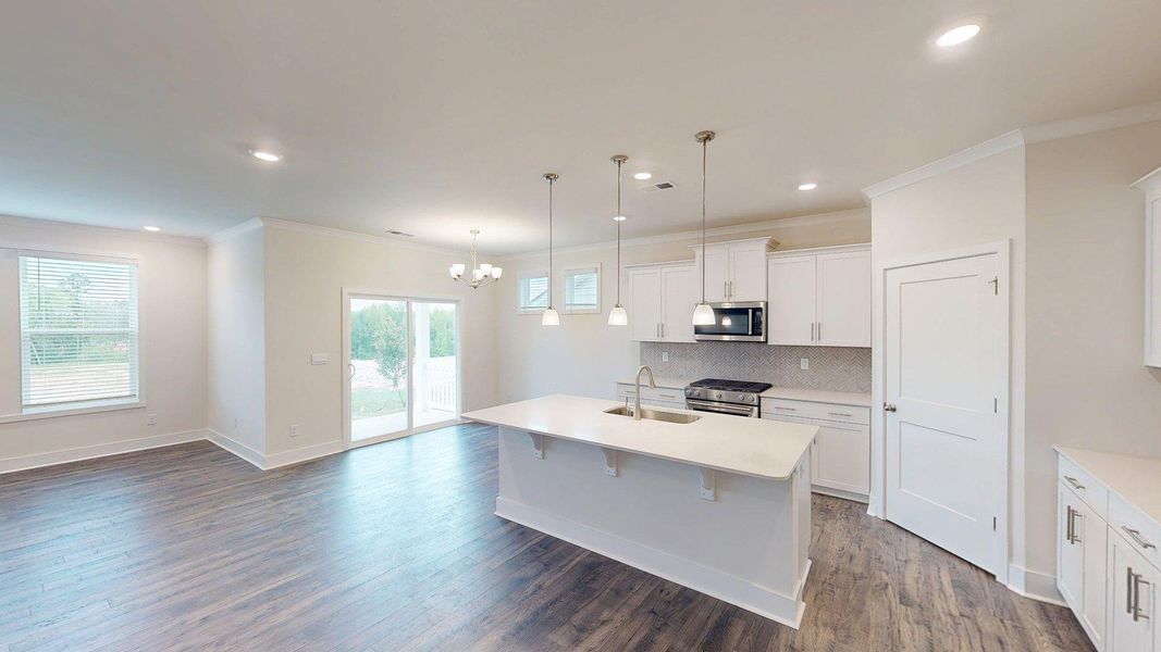 Furnished interior view inside a new home in Westport, York (Image 3).