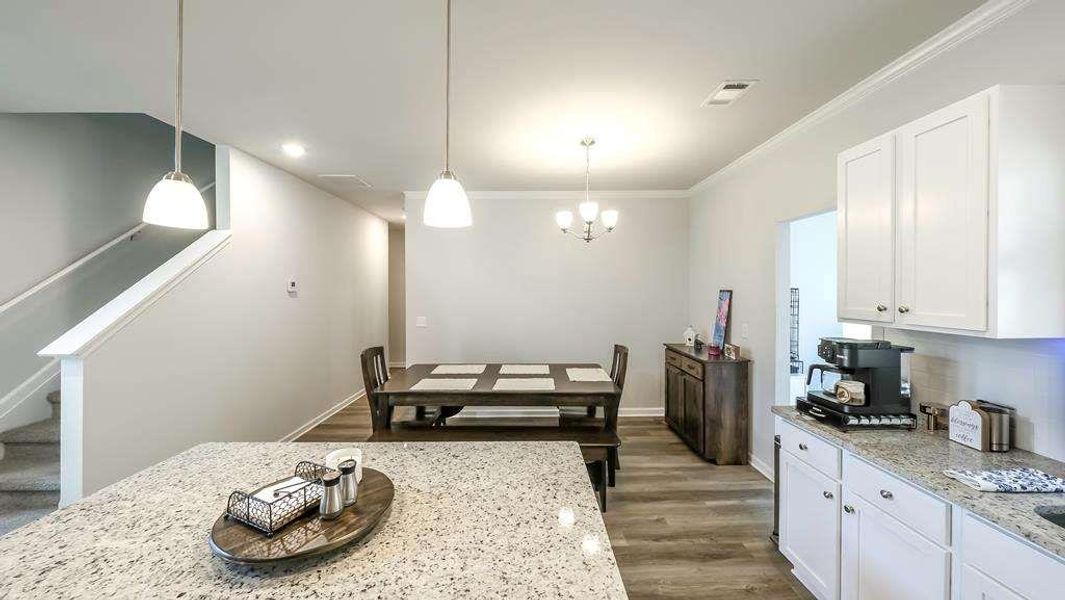 Furnished interior view inside a new home in , Bremen (Image 12).