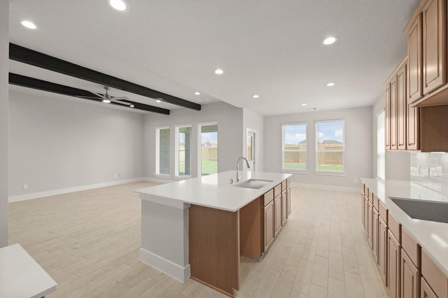 Furnished interior view inside a new home in Briarwood Crossing, Rosenberg (Image 5). Furnished interior view inside a new home in Briarwood Crossing, Rosenberg (Image 5).