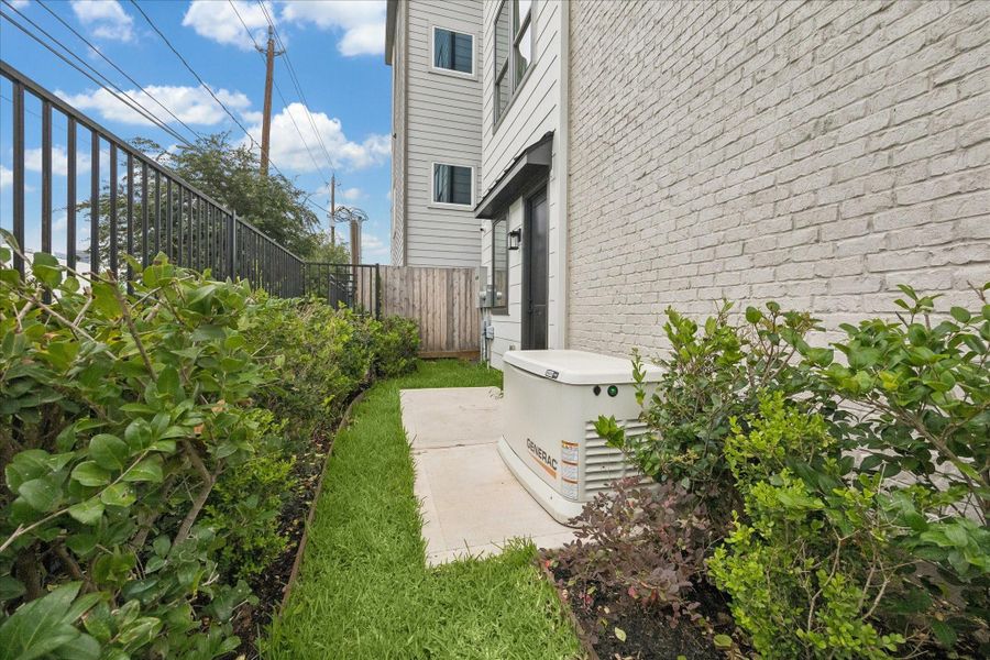 Exterior details and patio area of a home in , Houston (Image 4).