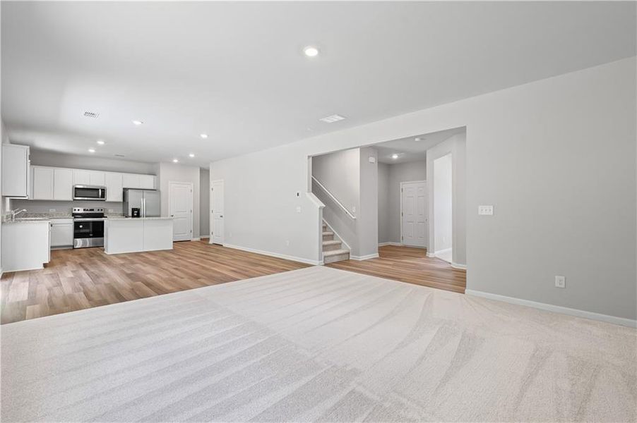 Furnished interior view inside a new home in Avery Ridge, Gainesville (Image 4).