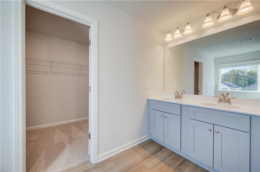 Furnished interior view inside a new home in Enclave at Evergreen, Fairburn (Image 6).