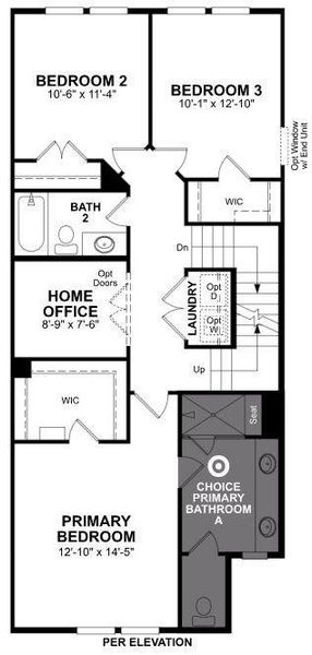 Beazer Homes Plano Gateway Rosemary Floorplan.