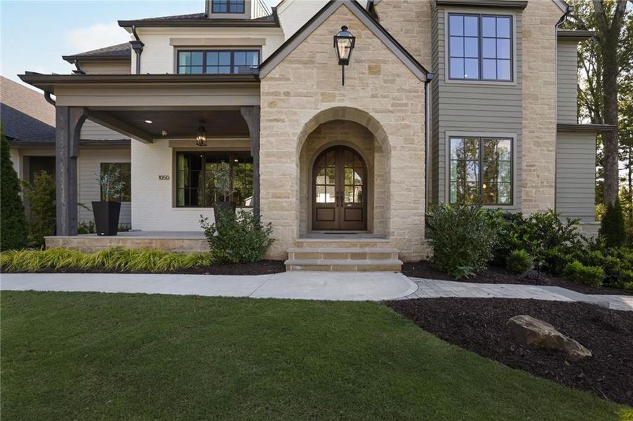 Front exterior of a new home in , Milton, GA, highlighting curb appeal (Image 35).