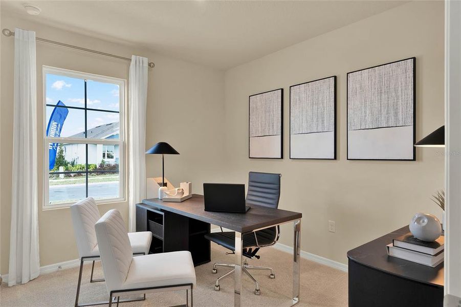 Furnished interior view inside a new home in Crossroads at Kelly Park, Apopka (Image 15).