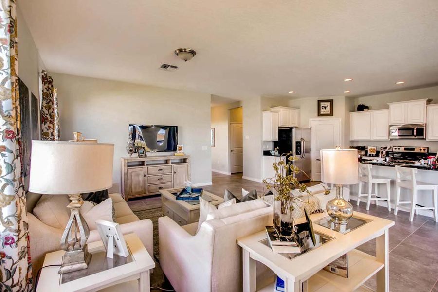 Furnished interior in a model home at Preserves at Lakeside Landings in Winter Haven (Image 19).