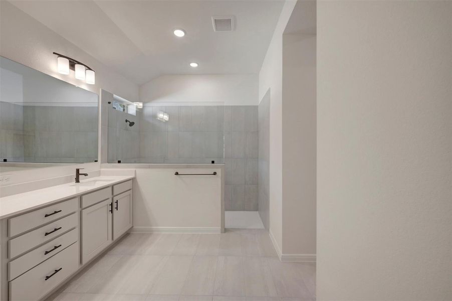 Furnished interior view inside a new home in Escondido - Overlook Collection, Magnolia (Image 13).