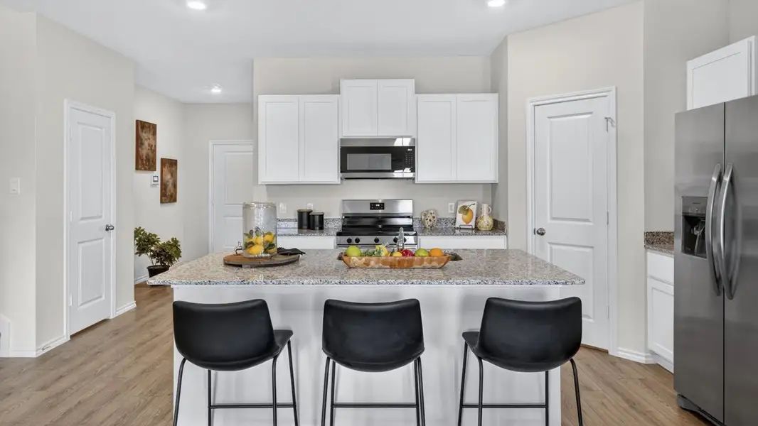 Furnished interior view inside a new home in Whitewing Trails, Princeton (Image 3).