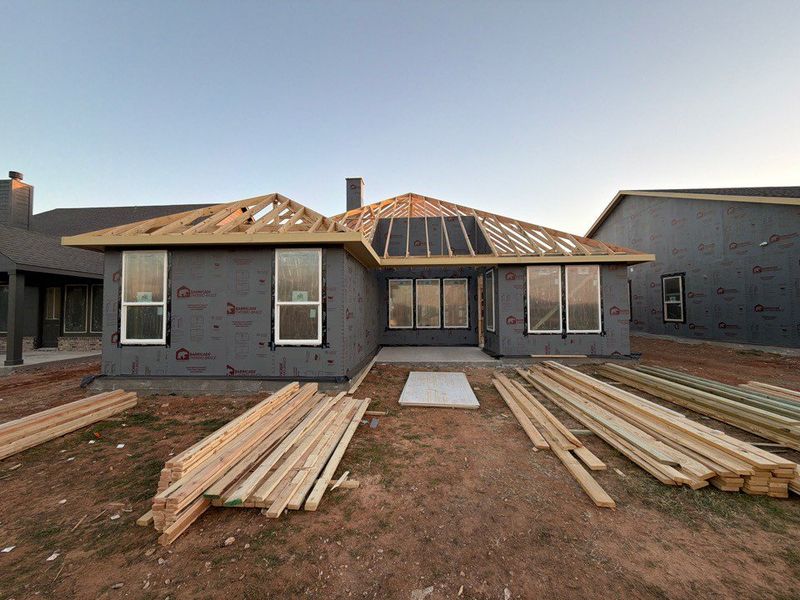 In-progress construction of a new home in Covenant Park, Springtown, TX (Image 6).
