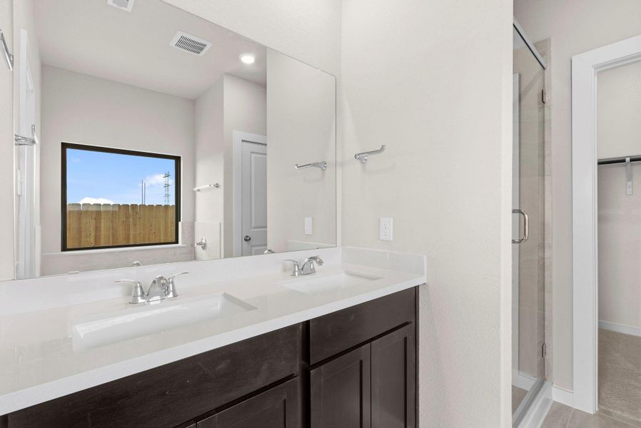 Furnished interior view inside a new home in Windrose Green, Angleton (Image 13).