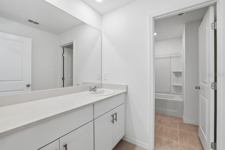 Furnished interior view inside a new home in Palm Wind, Hudson (Image 9).