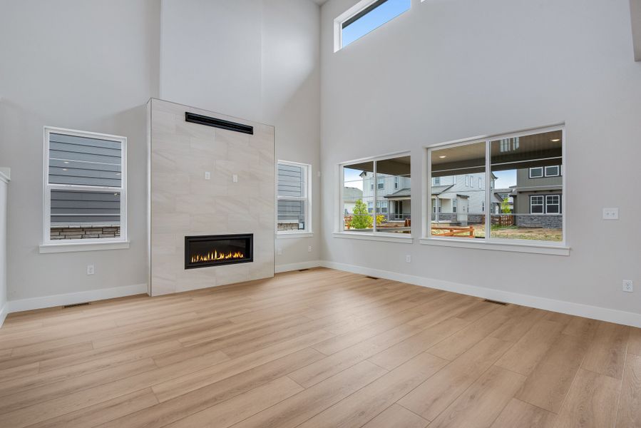 Spacious, unfurnished interior of a new home in The Aurora Highlands, Aurora (Image 43). Spacious, unfurnished interior of a new home in The Aurora Highlands, Aurora (Image 43).