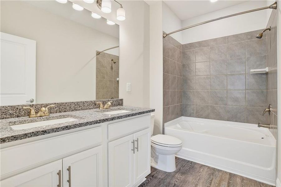 Furnished interior view inside a new home in Morning Creek Forest, South Fulton (Image 6).