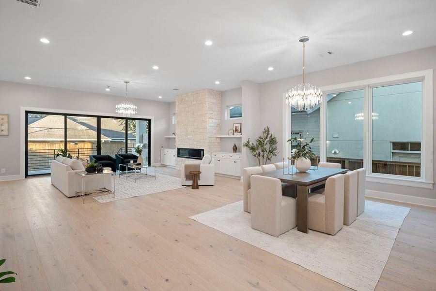 Furnished interior view inside a new home in , Houston (Image 13).