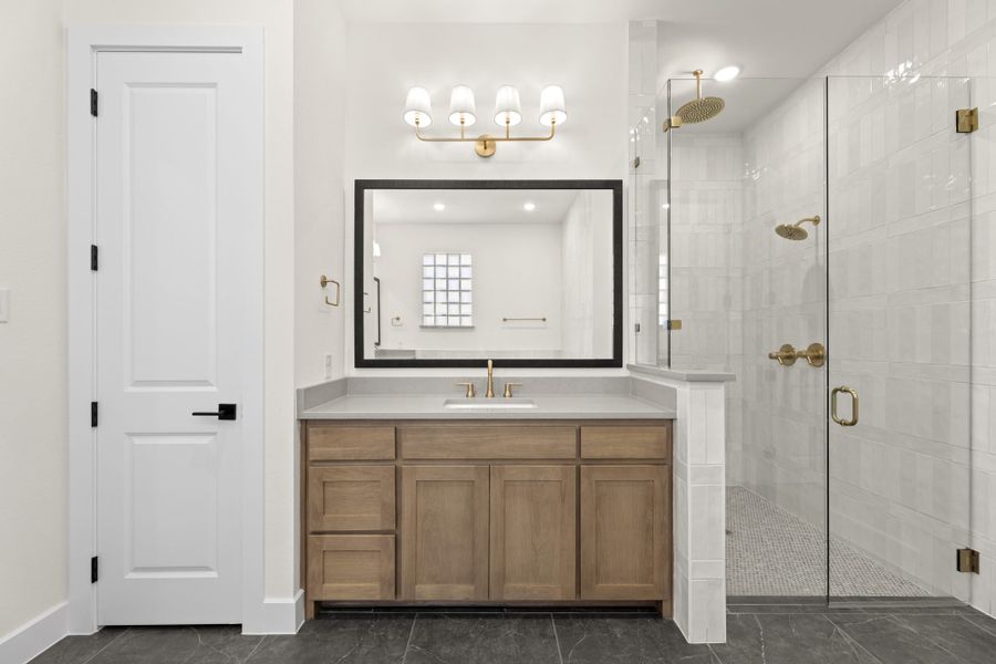 Representative furnished interior of a home built from the 5551 by Tradition Homes in Windsong Ranch, Prosper (Image 11).