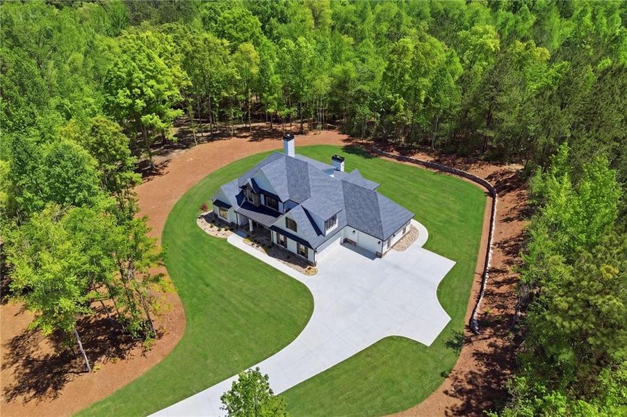 Front exterior of a new home in , White, GA, highlighting curb appeal (Image 25).