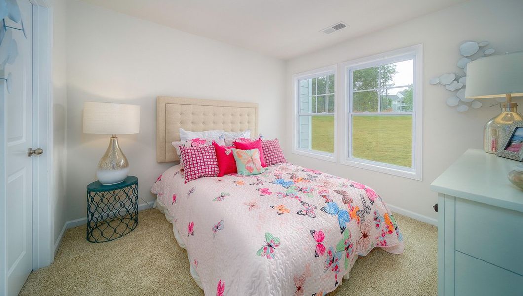 Furnished interior view inside a new home in Townes at Tap Root Farms, Fletcher (Image 30). Furnished interior view inside a new home in Townes at Tap Root Farms, Fletcher (Image 30).