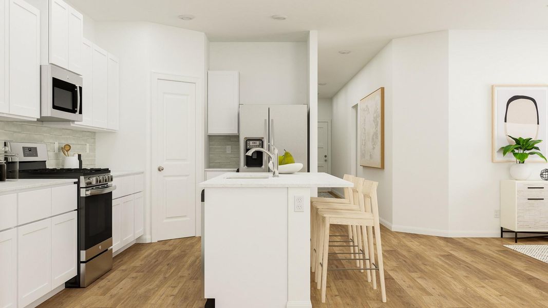 Furnished interior view inside a new home in Cotton Brook, Hutto (Image 15).