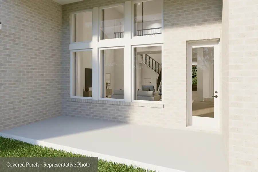Representative exterior details of a home built from the The Sunflower by David Weekley Homes in ARTAVIA - Parkview Collection, Conroe (Image 3).