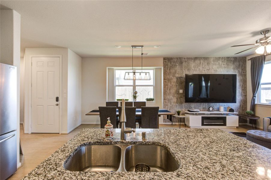 Furnished interior view inside a new home in , Katy (Image 43). Furnished interior view inside a new home in , Katy (Image 43).