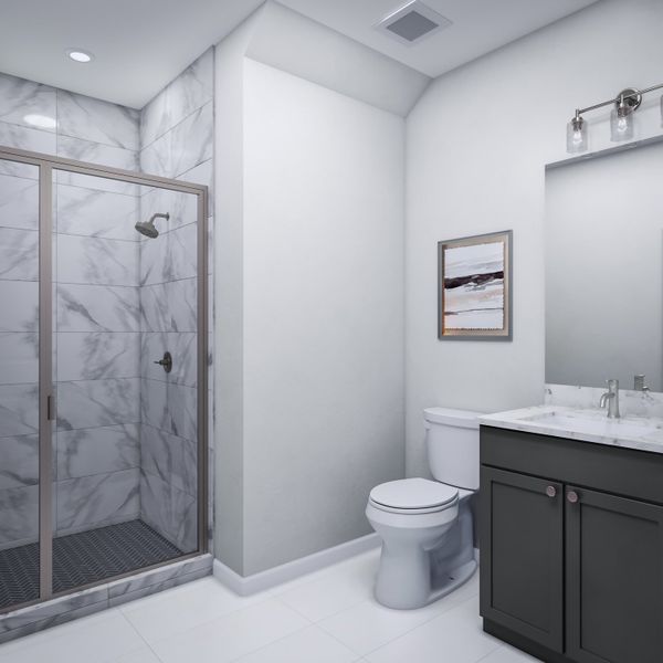 Representative furnished interior of a home built from the Maxwell by Tri Pointe Homes in Alton Creek, Mint Hill (Image 16).