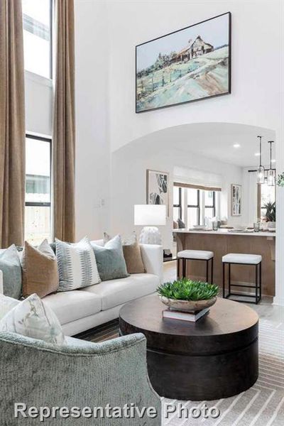 Furnished interior view inside a new home in Creekshaw, Royse City (Image 12).