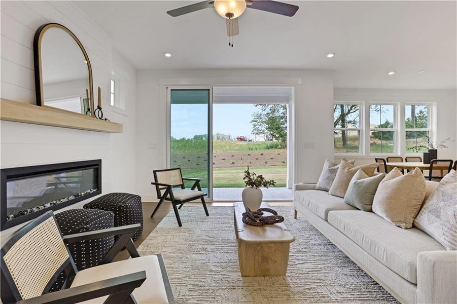Furnished interior view inside a new home in Poppy at GreenHouse, Marietta (Image 6).