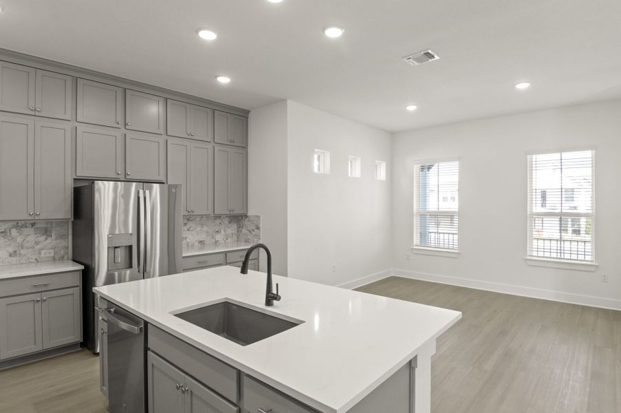 Furnished interior view inside a new home in Easton Park, Austin (Image 10).