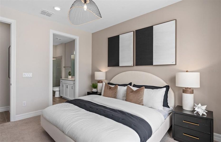 Furnished interior view inside a new home in Winter Grove, Winter Garden (Image 25).