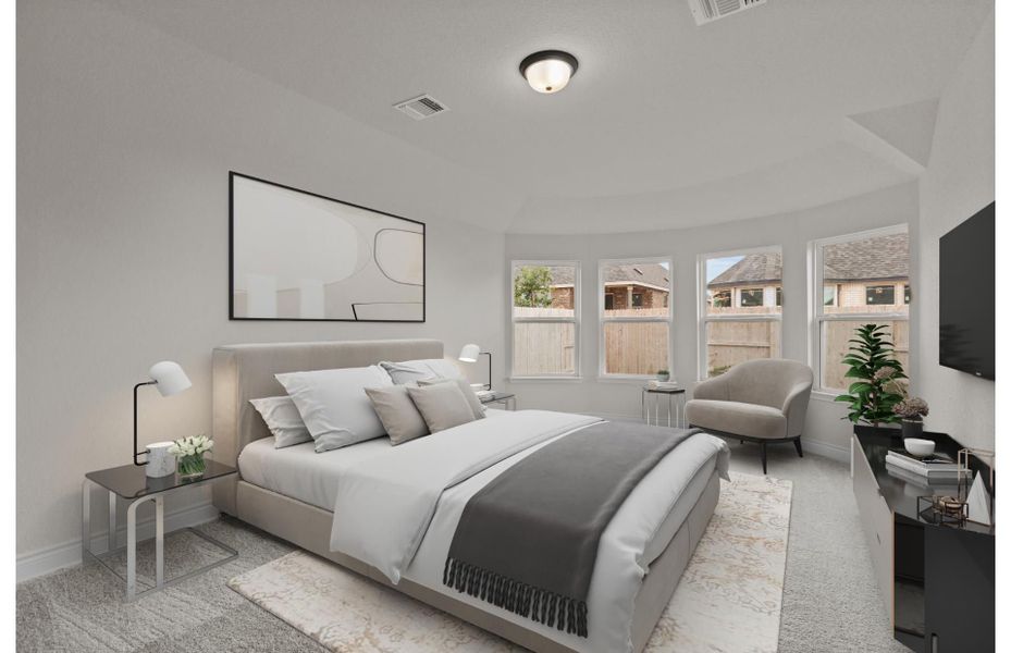 Representative furnished interior of a home built from the McKinney by Pulte Homes in Davis Ranch, San Antonio (Image 14).