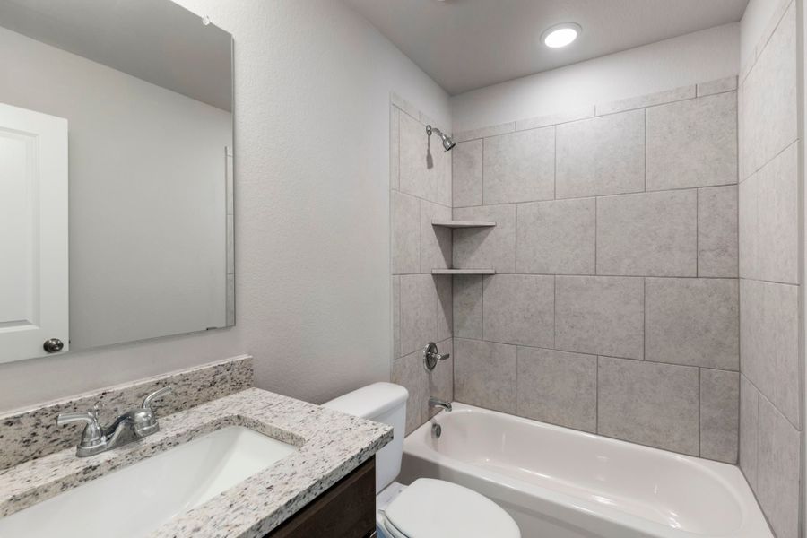 Furnished interior view inside a new home in Arroyo Ranch, Seguin (Image 9).