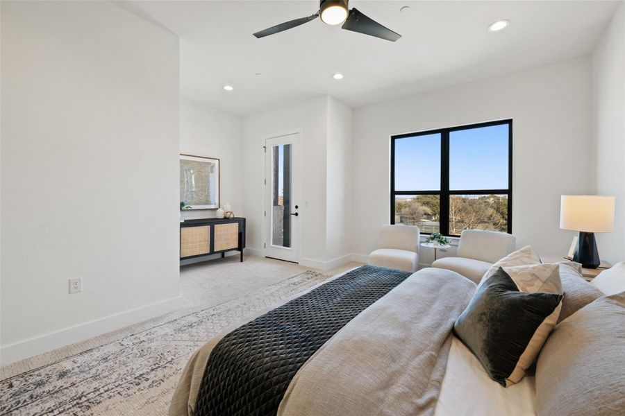 Furnished interior view inside a new home in The Enclave At Dulce Lane, Austin (Image 4).