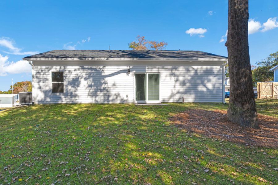 Exterior details and patio area of a home in , Hanahan (Image 3). Exterior details and patio area of a home in , Hanahan (Image 3).
