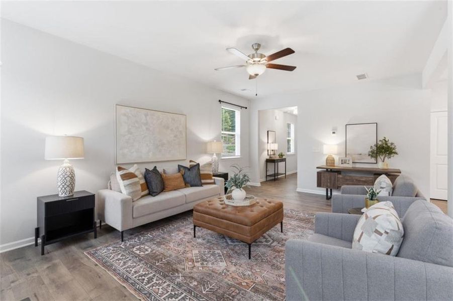 Furnished interior view inside a new home in Park Center Pointe, Mableton (Image 13).