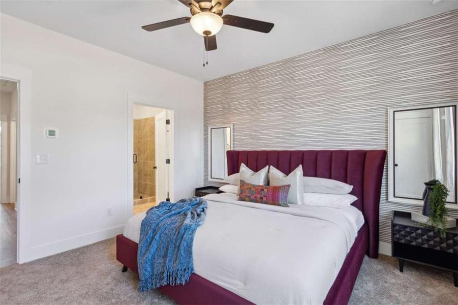 Furnished interior view inside a new home in Three Points at Chosewood Park, Atlanta (Image 4).