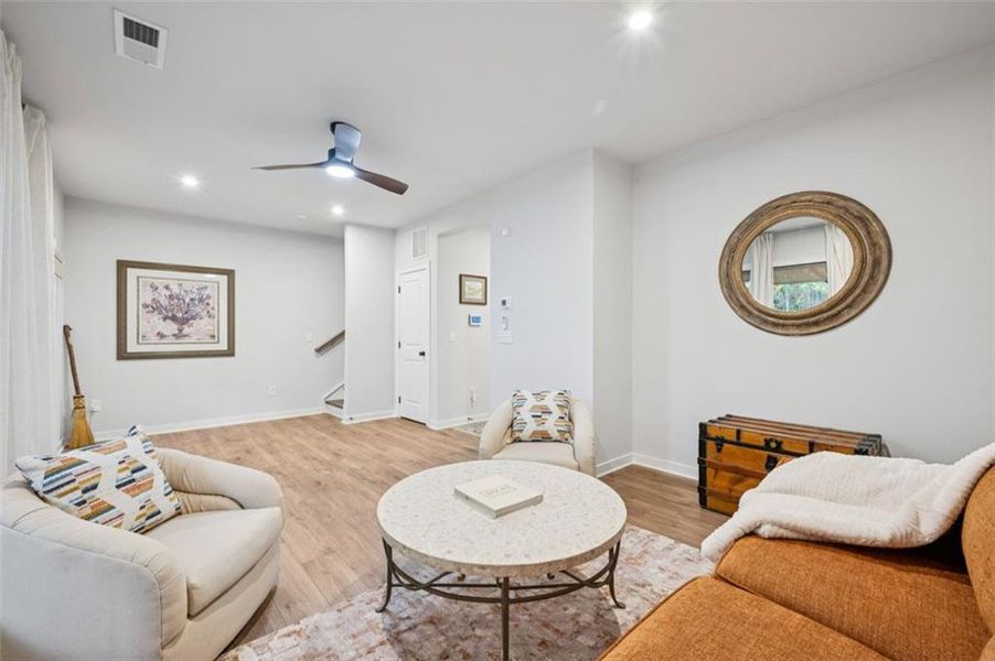 Furnished interior view inside a new home in Parkside at Mason Mill, Decatur (Image 37).