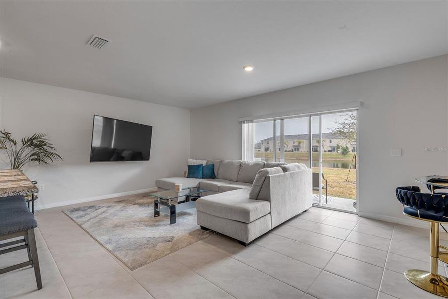 Furnished interior view inside a new home in Rivers Edge, Edgewater (Image 18). Furnished interior view inside a new home in Rivers Edge, Edgewater (Image 18).