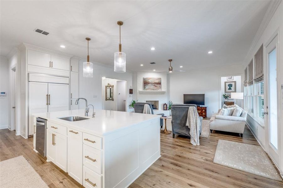 Furnished interior view inside a new home in Whitestone Heights, Benbrook (Image 4).