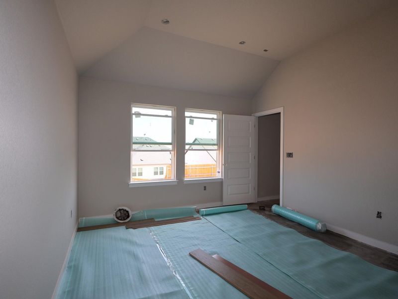 In-progress construction of a new home in Cascades at Onion Creek, Austin, TX (Image 5).