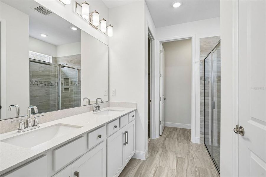 Furnished interior view inside a new home in Legends Preserve - Signature Series, Daytona Beach (Image 8).