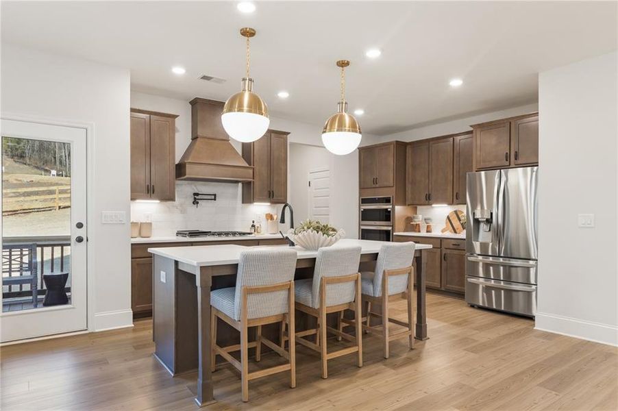 Furnished interior view inside a new home in , Dallas (Image 8).