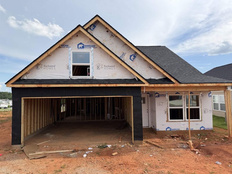 In-progress construction of a new home in Cleveland Meadows, Spartanburg, SC (Image 2). In-progress construction of a new home in Cleveland Meadows, Spartanburg, SC (Image 2).