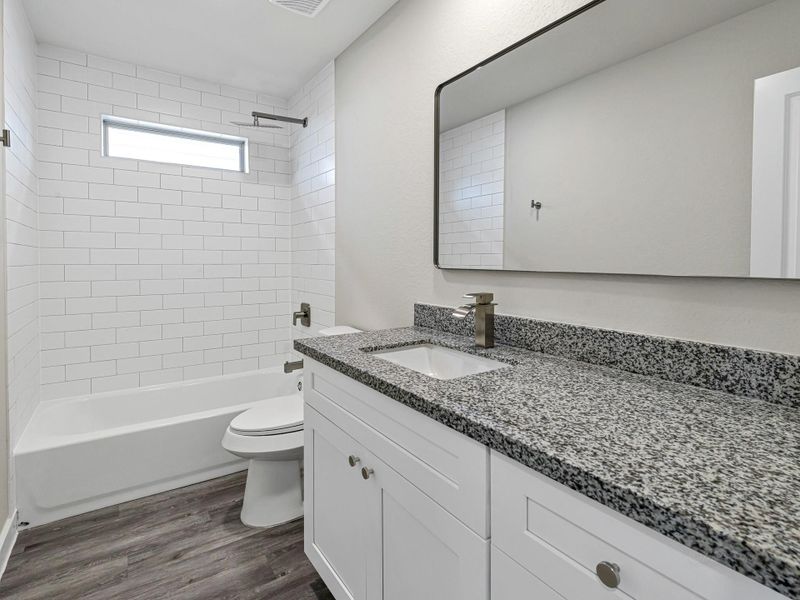 Furnished interior view inside a new home in , Hempstead (Image 6).