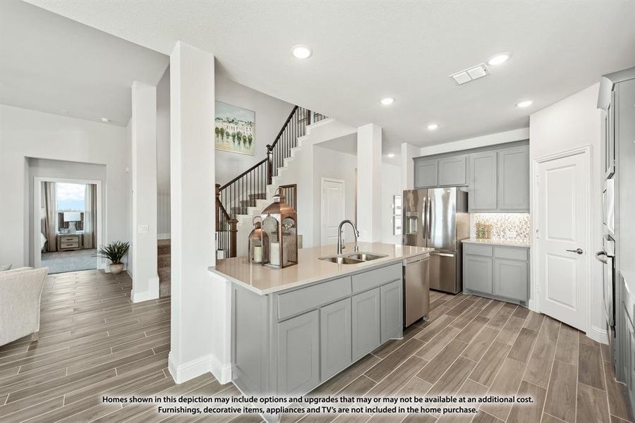 Furnished interior view inside a new home in North Grove, Waxahachie (Image 11).