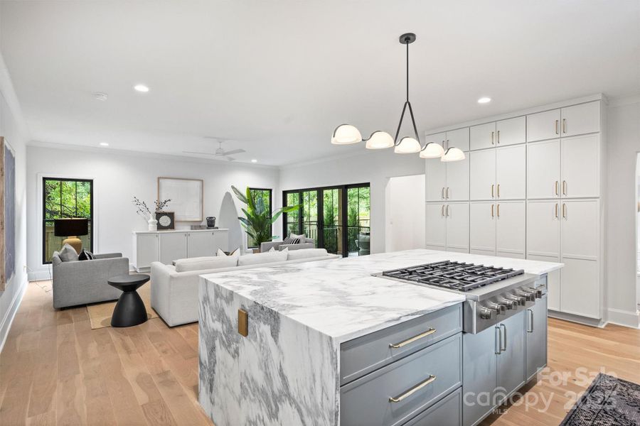 Furnished interior view inside a new home in , Charlotte (Image 18).