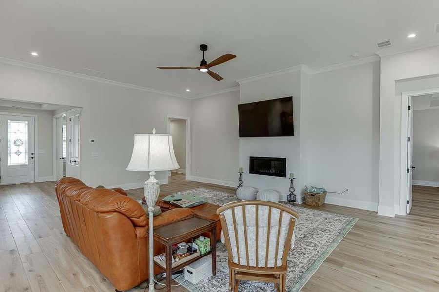 Furnished interior view inside a new home in , Hoschton (Image 19).