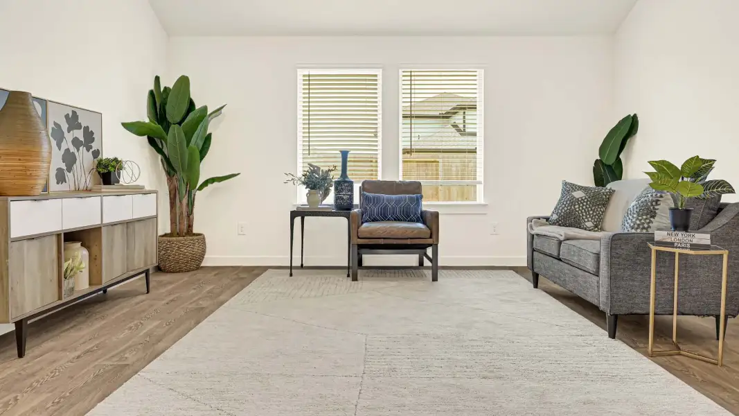 Furnished interior view inside a new home in Harvest Pointe, Needville (Image 13).